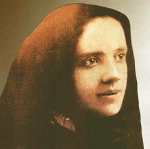 A photograph of a young St. Frances Cabrini